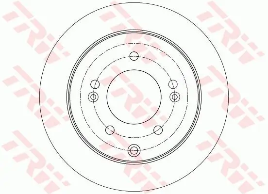 Bremsscheibe TRW DF7819