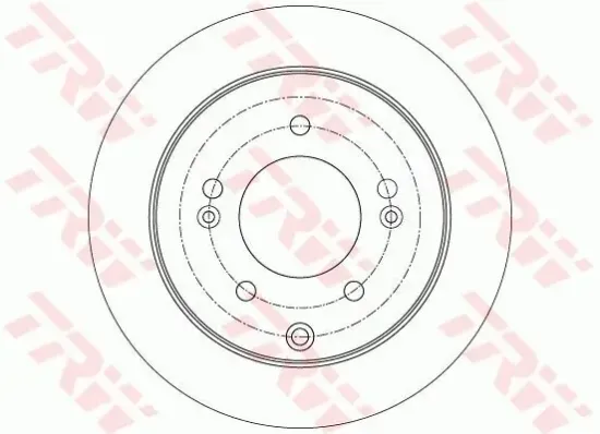 Bremsscheibe TRW DF7819 Bild Bremsscheibe TRW DF7819