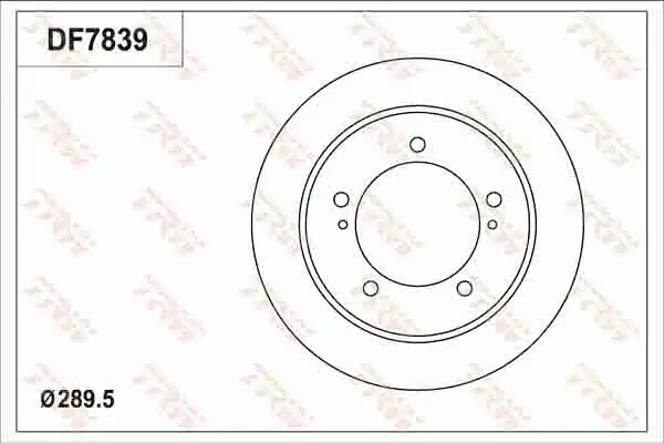 Bremsscheibe TRW DF7839