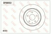 Bremsscheibe Hinterachse TRW DF8053