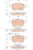 Bremsbelagsatz, Scheibenbremse TRW GDB1864