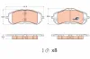 Bremsbelagsatz, Scheibenbremse TRW GDB2044 Bild Bremsbelagsatz, Scheibenbremse TRW GDB2044