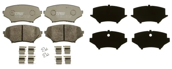 Bremsbelagsatz, Scheibenbremse Vorderachse TRW GDB3401 Bild Bremsbelagsatz, Scheibenbremse Vorderachse TRW GDB3401