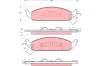 Bremsbelagsatz, Scheibenbremse Vorderachse TRW GDB4016 Bild Bremsbelagsatz, Scheibenbremse Vorderachse TRW GDB4016