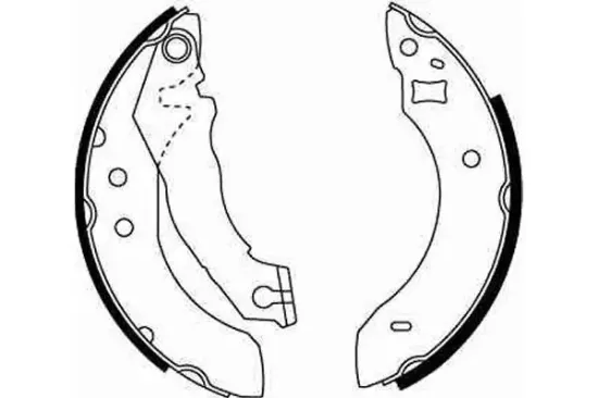 Bremsbackensatz Hinterachse TRW GS6151 Bild Bremsbackensatz Hinterachse TRW GS6151