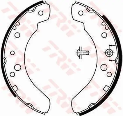 Bremsbackensatz Hinterachse TRW GS6224