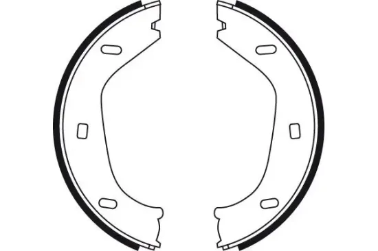 Bremsbackensatz, Feststellbremse TRW GS8219 Bild Bremsbackensatz, Feststellbremse TRW GS8219