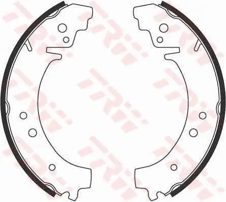 Bremsbackensatz Hinterachse TRW GS8222