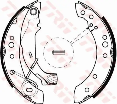 Bremsbackensatz TRW GS8467 Bild Bremsbackensatz TRW GS8467