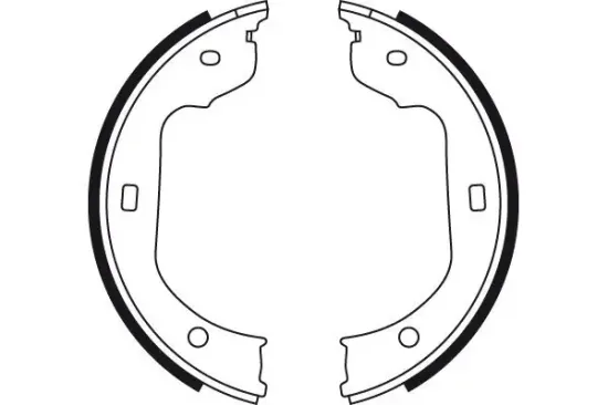 Bremsbackensatz, Feststellbremse TRW GS8478 Bild Bremsbackensatz, Feststellbremse TRW GS8478