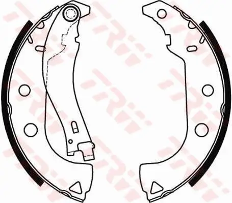 Bremsbackensatz TRW GS8484 Bild Bremsbackensatz TRW GS8484