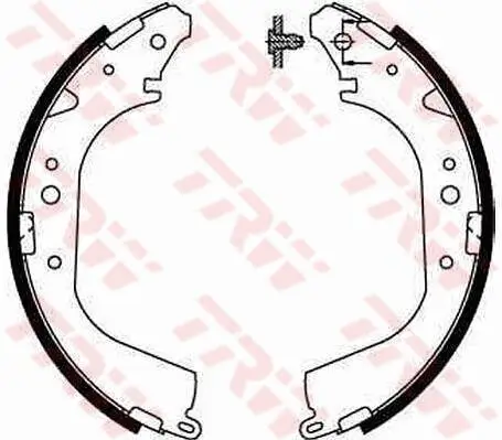 Bremsbackensatz Hinterachse TRW GS8502 Bild Bremsbackensatz Hinterachse TRW GS8502