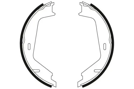 Bremsbackensatz, Feststellbremse Hinterachse TRW GS8674 Bild Bremsbackensatz, Feststellbremse Hinterachse TRW GS8674