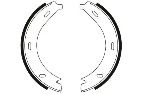 Bremsbackensatz, Feststellbremse Hinterachse TRW GS8688 Bild Bremsbackensatz, Feststellbremse Hinterachse TRW GS8688