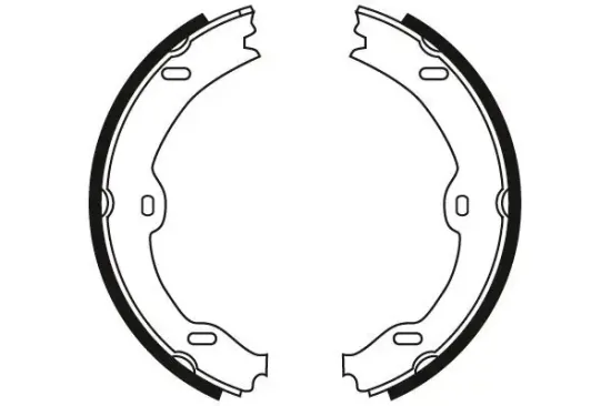 Bremsbackensatz, Feststellbremse TRW GS8721 Bild Bremsbackensatz, Feststellbremse TRW GS8721