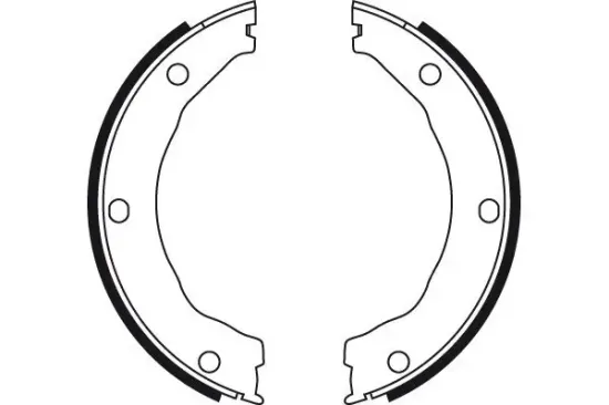 Bremsbackensatz, Feststellbremse TRW GS8726 Bild Bremsbackensatz, Feststellbremse TRW GS8726
