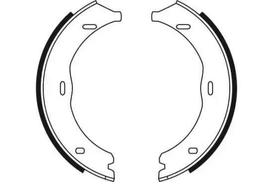 Bremsbackensatz, Feststellbremse Hinterachse TRW GS8741 Bild Bremsbackensatz, Feststellbremse Hinterachse TRW GS8741