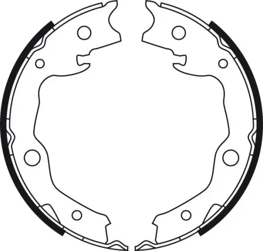 Bremsbackensatz, Feststellbremse TRW GS8752 Bild Bremsbackensatz, Feststellbremse TRW GS8752