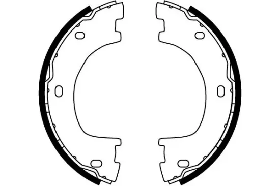 Bremsbackensatz, Feststellbremse TRW GS8777 Bild Bremsbackensatz, Feststellbremse TRW GS8777