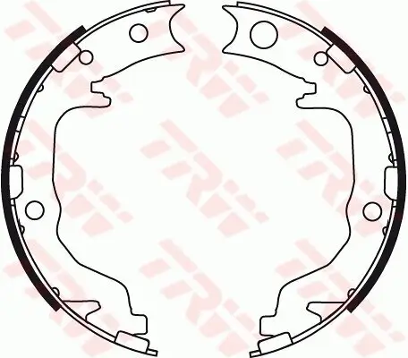 Bremsbackensatz, Feststellbremse TRW GS8783 Bild Bremsbackensatz, Feststellbremse TRW GS8783