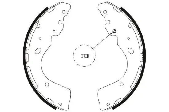 Bremsbackensatz Hinterachse TRW GS8797 Bild Bremsbackensatz Hinterachse TRW GS8797