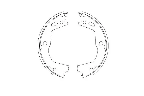 Bremsbackensatz, Feststellbremse TRW GS8803