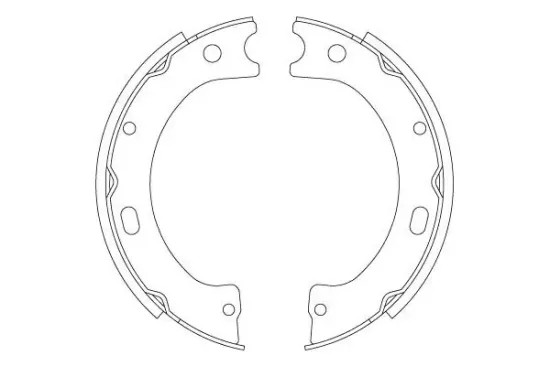 Bremsbackensatz, Feststellbremse Hinterachse TRW GS8805 Bild Bremsbackensatz, Feststellbremse Hinterachse TRW GS8805