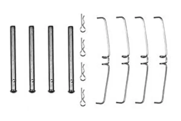 Zubehörsatz, Scheibenbremsbelag TRW PFK104