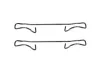 Zubehörsatz, Scheibenbremsbelag TRW PFK304