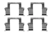Zubehörsatz, Scheibenbremsbelag TRW PFK372