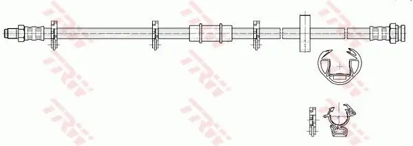 Bremsschlauch TRW PHB242 Bild Bremsschlauch TRW PHB242