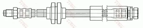 Bremsschlauch TRW PHB565 Bild Bremsschlauch TRW PHB565