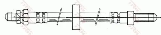 Bremsschlauch Hinterachse links TRW PHC229 Bild Bremsschlauch Hinterachse links TRW PHC229