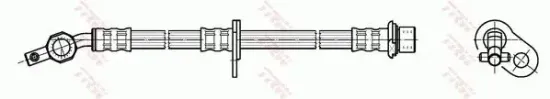 Bremsschlauch Hinterachse rechts TRW PHD373 Bild Bremsschlauch Hinterachse rechts TRW PHD373