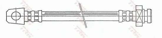 Bremsschlauch Vorderachse links rechts TRW PHD380 Bild Bremsschlauch Vorderachse links rechts TRW PHD380