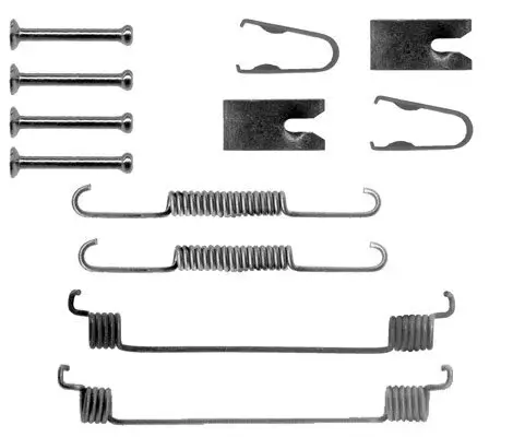 Zubehörsatz, Bremsbacken Hinterachse TRW SFK323