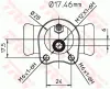 Radbremszylinder TRW BWC112 Bild Radbremszylinder TRW BWC112