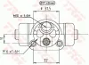 Radbremszylinder Hinterachse TRW BWC175 Bild Radbremszylinder Hinterachse TRW BWC175