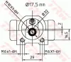 Radbremszylinder Hinterachse TRW BWC227 Bild Radbremszylinder Hinterachse TRW BWC227