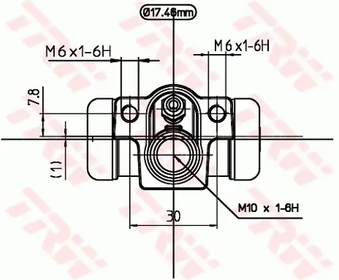 Radbremszylinder Hinterachse TRW BWC244 Bild Radbremszylinder Hinterachse TRW BWC244