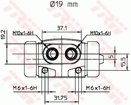 Radbremszylinder TRW BWD189 Bild Radbremszylinder TRW BWD189