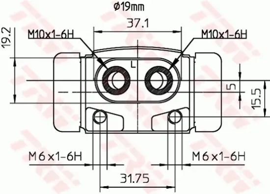 Radbremszylinder TRW BWD293 Bild Radbremszylinder TRW BWD293