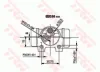Radbremszylinder Hinterachse links TRW BWF119 Bild Radbremszylinder Hinterachse links TRW BWF119