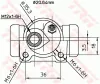 Radbremszylinder TRW BWF166 Bild Radbremszylinder TRW BWF166