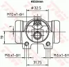 Radbremszylinder Hinterachse TRW BWF245 Bild Radbremszylinder Hinterachse TRW BWF245