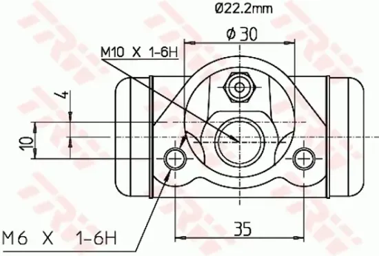Radbremszylinder Hinterachse TRW BWH139 Bild Radbremszylinder Hinterachse TRW BWH139