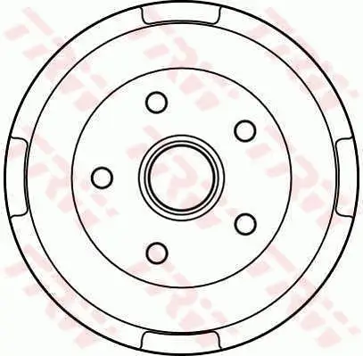 Bremstrommel Hinterachse TRW DB4132