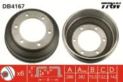 Bremstrommel TRW DB4167
