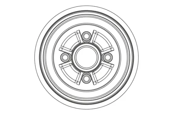 Bremstrommel Hinterachse TRW DB5005 Bild Bremstrommel Hinterachse TRW DB5005