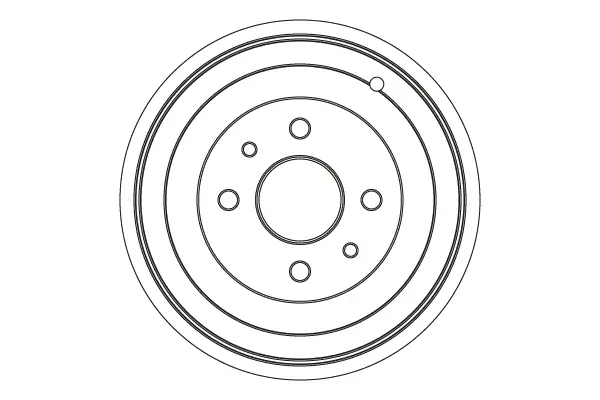 Bremstrommel Hinterachse TRW DB5021